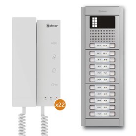 Kit comunitario de audio N4222/T-ART 22 viviendas Golmar 12404222