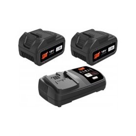 Kit Cargador de baterias 18V SPIT 054548 con 2 baterias 18v a 5Ah