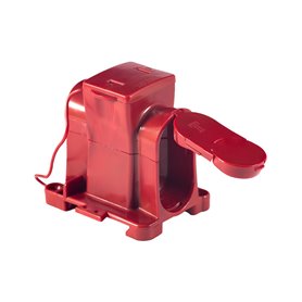 Borna de seguridad pasante TEKOX BD 50 1 polo 50mm2 con cubierta protectora