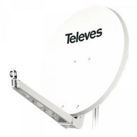 Antena parabolica 750 Televes 790204 QSD75 Blanca