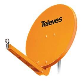 Antena parabolica 750 Televes 7902 QSD75 Naranja