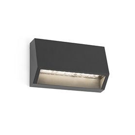 Aplique Led superficie Faro Barcelona 70657 MUST-1 Gris Oscuro
