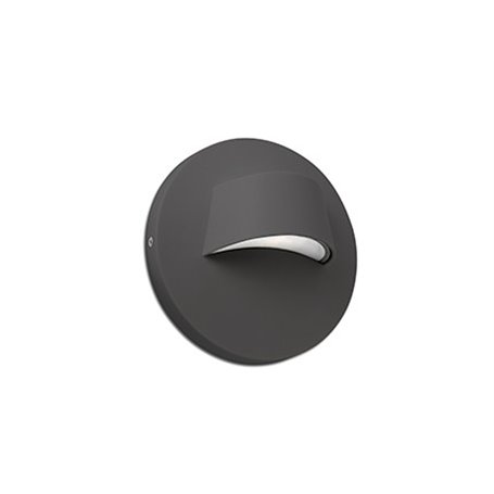 Aplique Led superficie Faro Barcelona 70409 BROW Gris Oscuro