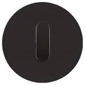 
Tapa con mando Berker By Hager 1001205500 serie R.Classic Cristal/Negro