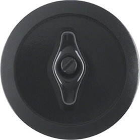 
Tapa con mando plastico Berker By Hager 164701 serie 1930 Negro