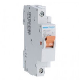 Interruptor magnetotermico para vivienda Hager MN925V 1P+N 25A CURVA-C 1 modulo