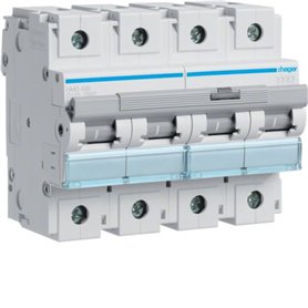 Interruptor Automatico HM 4P 125A curva D 15kA  HAGER HMD499