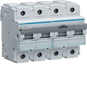 Interruptor Automatico HM 4P 125A curva C 10kA  HAGER HMF499