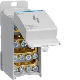 Bloque repartidor unipolar HAGER KJ02CN 160A 1000V