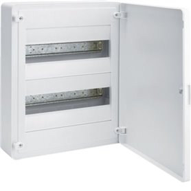 Cuadro electrico superficie HAGER GOLF VS212PEB con puerta opaca