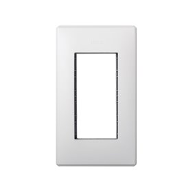 Marco y bastidor Simon 51010101-030 Cima 500 1 elemento blanco
