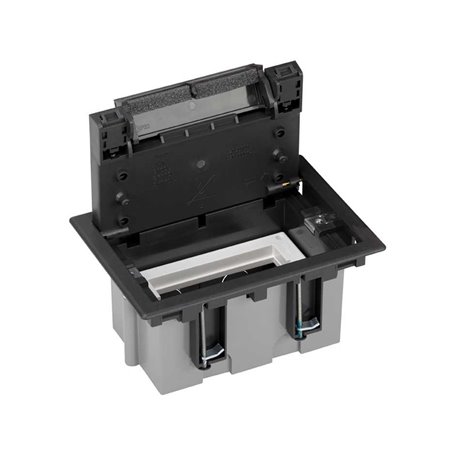 Caja de empotrar en suelo tecnico Simon 52050101-038 Cima 500 1 elemento Grafito