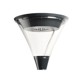 Luminaria 32W para poste Cristher VICO 568A-L0135B-04 3000K Antracita