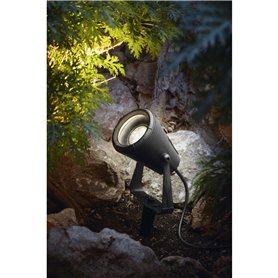 Proyector piqueta para jardin DOPO 463A-G21X1A-02 Geronimo negro 