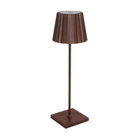 Lampara led Sobremesa Exterior Dopo Litta Round 914A-L0103L-90 Marron Oxido