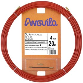 Guia Pasacables Anguila 60400020 4mm 20mt Fleje de Acero 