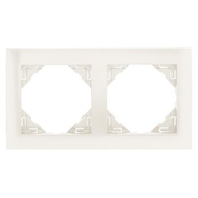 Marco Aquarella 2 elementos Efapel 90920 TGE Hielo serie Logus 90