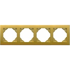 Marco Aquarella 4 elementos Efapel 90940 TDU Dorado serie Logus 90