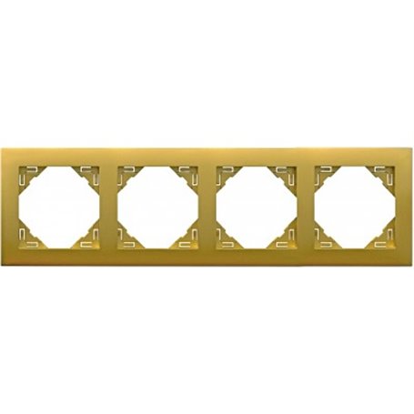 Marco Aquarella 4 elementos Efapel 90940 TDU Dorado serie Logus 90