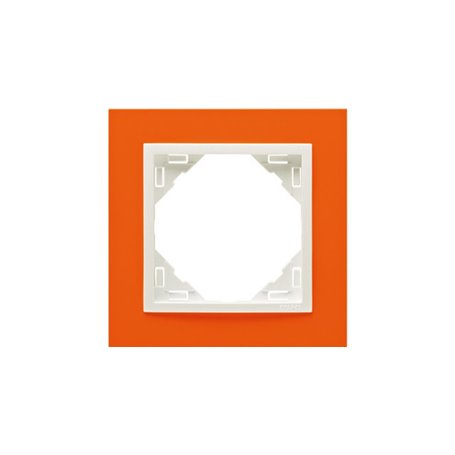 Marco Animato 1 elemento Efapel 90910 TJG Naranja/ Hielo serie Logus 90