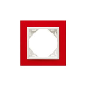 Marco Animato 1 elemento Efapel 90910 TVG Rojo/ Hielo serie Logus 90