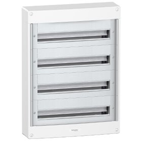 Cuadro metálico Pragma 24 superficie 4 filas 96 módulos Schneider Electric PRA13814