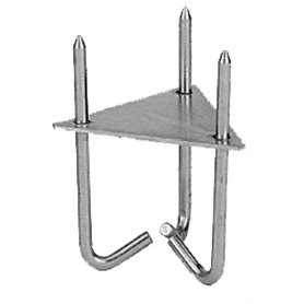 Base fija triangular con zarpas para sujeción torretas BFT-100 IKUSI 1876