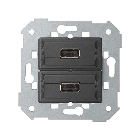 Cargador doble USB  2.1 A Simon 7501090-039 Tipo A