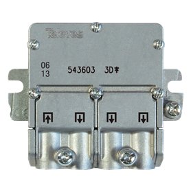 Mini repartidor Televes 543603 Easy 3D 5....2400Mhz 8,5/7,5Db interior