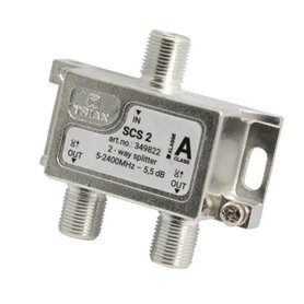 Derivador SCS 2, divisor de 2 vías, 2,4 GHz - TRIAX 349822