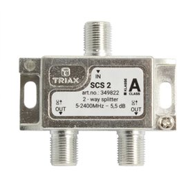 Derivador SCS 2, divisor de 2 vías, 2,4 GHz - TRIAX 349822