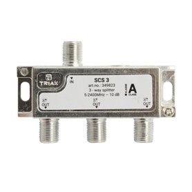 Derivador SCS 3, divisor de 3 vías, 2,4 GHz - TRIAX 349823