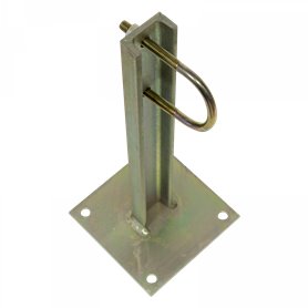 Soporte recto con perfil en "U", 300mm Zinc + RPR - TELEVES 240410