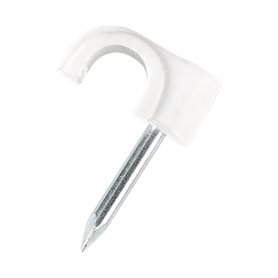 Grapa abierta Fijación de un cable coaxial (100 unidades) - TELEVES 2000