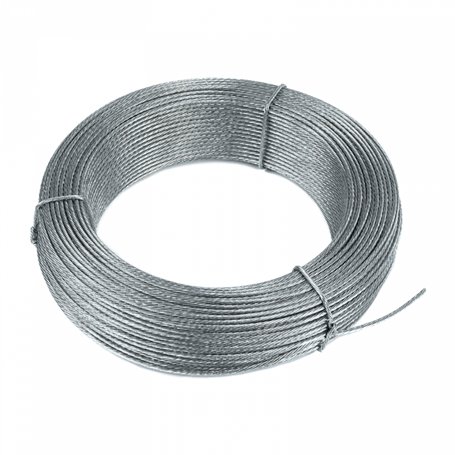 Cable de acero Ø 2mm Galvanizado (rollo 100 mts) - TELEVES 2043