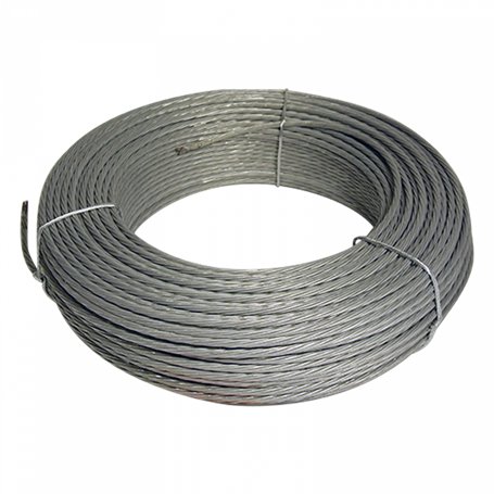 Cable de acero Ø 4mm Galvanizado (rollo 100 mts) - TELEVES 3034