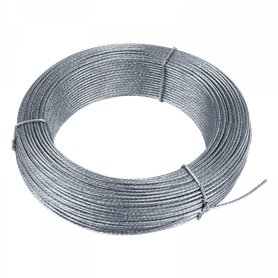 Cable de acero Ø 5mm Galvanizado (rollo 100 mts) - TELEVES 3059
