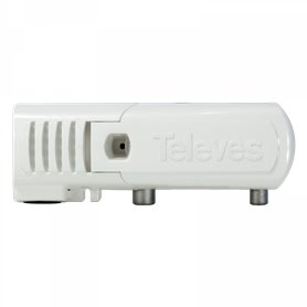 Amplificador de vivienda "CEI" 1 salida: VHF/UHF - LTE790 Ready - TELEVES 552740
