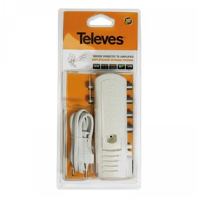 Amplificador de vivienda "CEI" 5 salidas (4+TV): VHF/UHF - LTE790 Ready - TELEVES 552940