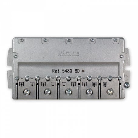 Repartidor EasyF 8D 5...2400MHz 14/16dB - TELEVES 5489