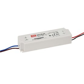 Fuente alimentacion 35W IP67 24V MEAN WELL LPV-35-24