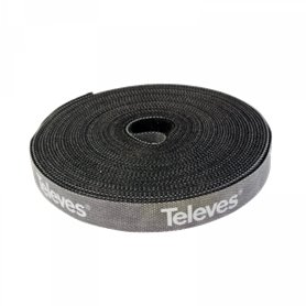 Cinta de velcro Para cables coaxiales, de datos o fibra óptica (2 unidades)- TELEVES 200101