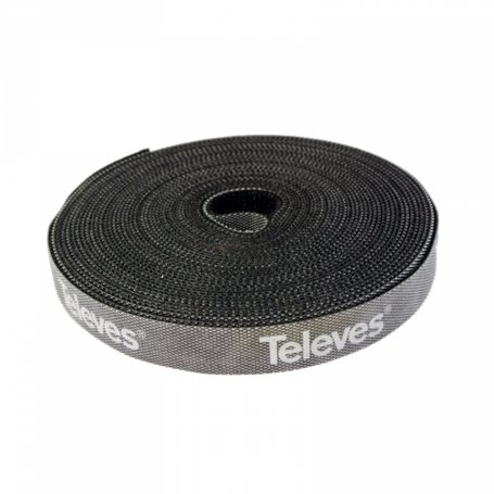 Cinta de velcro Para cables coaxiales, de datos o fibra óptica (2 unidades)- TELEVES 200101