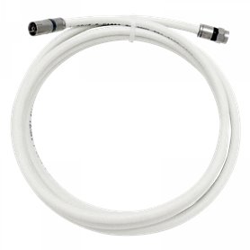 Prolongador coaxial 3 m clase A++ Conectores de compresión "F" - "CEI" hembra - TELEVES 385401