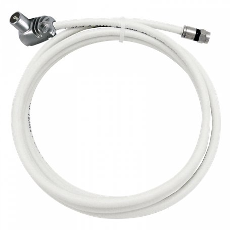 Prolongador coaxial 3 m clase A++ Conectores de compresión "F" - PROEasyF "CEI" macho - TELEVES 385701