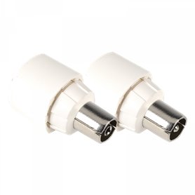 Conector de montar "CEI" Ø 5...6,9mm KIT macho+hembra - TELEVES 4136