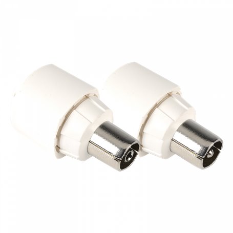 Conector de montar "CEI" Ø 5...6,9mm KIT macho+hembra - TELEVES 4136