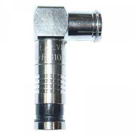 Conector de compresión "F rapido" acodado - TELEVES 410701
