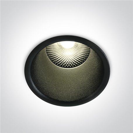 Empotrable de techo One Light 10115FD/B/W Negro 15w 3000K 