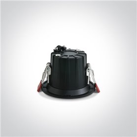 Empotrable de techo One Light 10107Z/B/W Negro 7w 3000K 